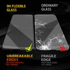 Samsung Galaxy S23 FE Bestsuit Flexible Hybrid Glass 5D fekete üvegfólia - 3. kép