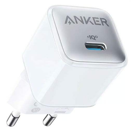 Fali töltő Anker 512 Nano 3, 20W, 3A, 1 x USB-C, Fehér A2346G21