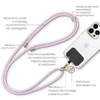 Universal CBDY Cord mobiltelefon csuklópánt lilac - 0. kép