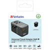Verbatim Travel Adapter EU/UK/US GaN 2xUSB-A/2xUSB-C PD 100W UTA-06 fekete 32121 - 4. kép