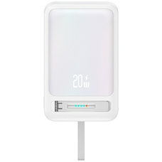 USAMS XM Series CD219 10000mAh Mágneses Vezeték nélküli powerbank fehér