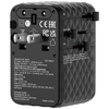 Verbatim Utazóadapter EU/UK/US GaN 2xUSB-C/2xUSB-A/1xUSB-C PD 100W fekete - 4. kép