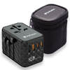 Verbatim Travel Adapter EU/UK/US GaN 2xUSB-A/2xUSB-C PD 65W UTA-05 fekete - 1. kép