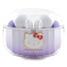 Hello Kitty Vezeték nélküli fülhallgató TWS + töltőállomás lila Gradiens Elektromos Plát