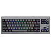 Mechanical keyboard Epomaker Shadow-X Flamingo Switch black-silver - 1. kép