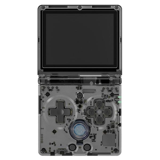 Anbernic RG35XXSP játékkonzol áttetsző fekete