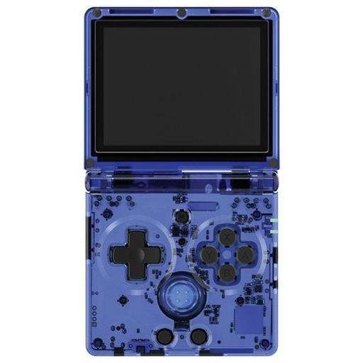 Anbernic RG35XXSP átlátszó kék konzol