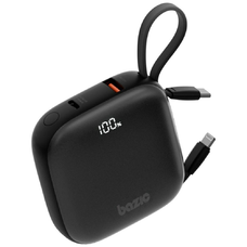 PowerBank 4 az 1-ben Bazic Fusion 10000mAh PD20W USB-C/Lightning fekete