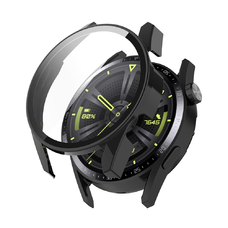 Huawei Watch GT 3 (42mm) Fekete Techsuit Defense360 Pro tok + Kijelzővédő üvegfólia