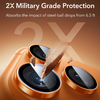 iPhone 17 Pro / Max ESR Armorite kamera üvegfólia Narancssárga - 3. kép