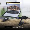 Stojan na laptop s chladiacim ventilátorom YL-803 čierny - 0. kép