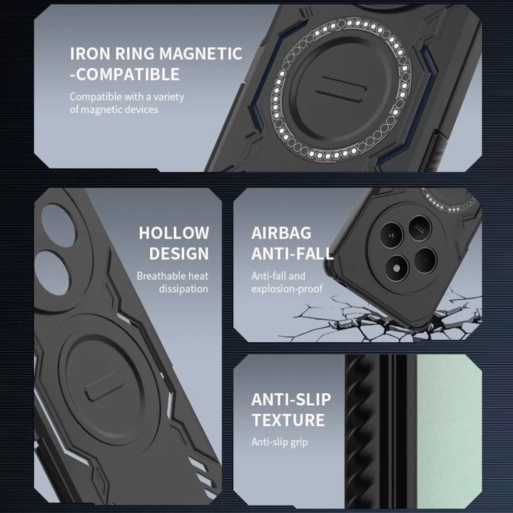 Xiaomi 15T Fekete Techsuit ArmorMag tok - 6