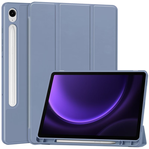 Samsung Galaxy Tab A11 Plus / A9 Plus Techsuit - Flex Trifold (with Pencil Holder) - Purple tok