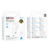 Borofone Autós Töltő Cloud (BZ34A) Type-C kábellel, Egyszeres Type-C Port, PD20W, ABS, DC 12-24V-hoz - Fehér - 2. kép