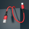 Borofone USB-A to Micro-USB, Type-C, Lightning, Szilikon, Univerzális, 2A, 1m adatkábel - Fekete (BX83) - 3. kép