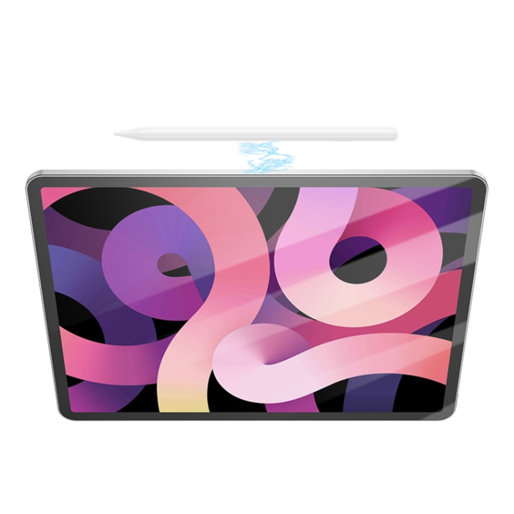 iPad Fehér Borofone Active Capacitive Stylus Pen (BG101) digitális kijelzővel, 130mAh, Type-C, Alumínium ötvözet stylus toll - 6