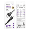Borofone Energy Series BX121 Type-C to Lightning adatkábel PVC 27W 1m fekete - 0. kép