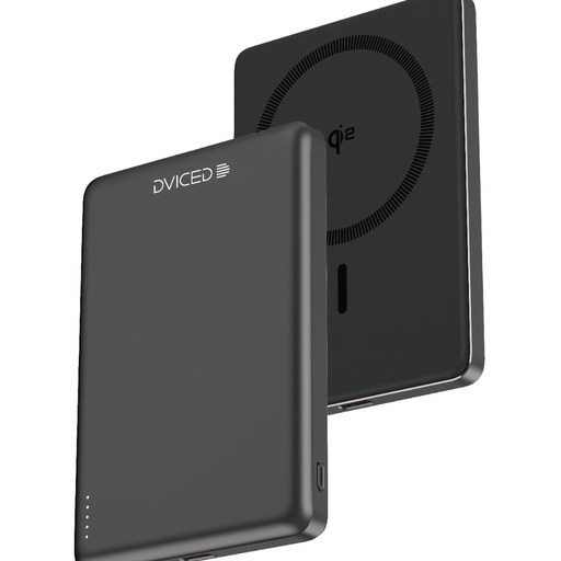 Dviced Qi2 Ultrathin MagSafe Power bank 5000mAh - Black