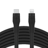 Belkin BOOST CHARGE Flex Silicone cable USB-C to Lightning - 3M - Black - 2. kép