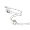 Belkin BOOST CHARGE PRO Flex USB-A to LTG, Braided Silicone Cable - 3M - White - 0. kép
