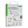 Belkin BOOST CHARGE PRO Flex USB-C to LTG, Braided Silicone Cable - 2M - White - 1. kép