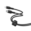 Belkin BOOST CHARGE PRO Flex USB-C to LTG, Braided Silicone Cable - 3M - Black - 2. kép