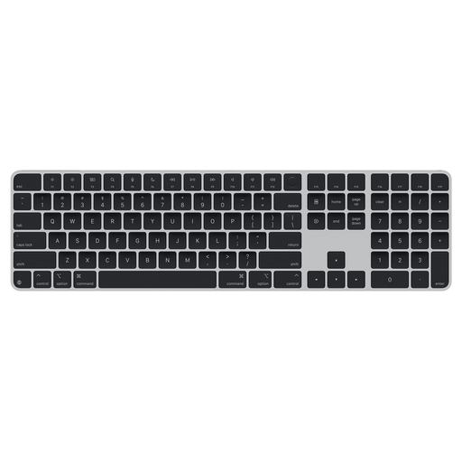 Apple Magic Keyboard (2024) w Touch ID and Numeric Keypad - Hungarian - Black Keys