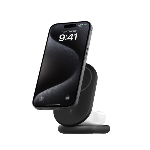 Belkin BOOSTCHARGE Qi2 15w Magnetic 2in1 Stand - Black