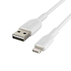 Belkin BOOST CHARGE USB-A to Lightning Cable, PVC - 3M - White - 3. kép