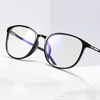 Anti-Blue Light Glasses Techsuit Reflex PC (F2822) - Kerek - Fényes Fekete - 0. kép