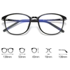 Anti-Blue Light Glasses Techsuit Reflex PC (F2822) - Kerek - Fényes Fekete - 4. kép
