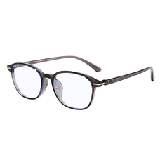 Anti-Blue Light Szemüveg Techsuit - Reflex PC (6635) - Unisex, Kerek, TR90 Keret, AC Lencse - Fekete/Lila