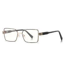 Reflex PC (3160) Női Anti-Blue Light Glasses Techsuit - Téglalap, Fém Keret, AC Lencse - Fekete