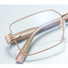 Anti-Blue Light Szemüveg Nők számára Rectangle Metal Keret AC Lencse - Rose Gold Techsuit (3160) - 3. kép