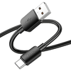 USB-A to USB-C kábel Hoco X96, 27W, 0.25m, Fekete - 0. kép