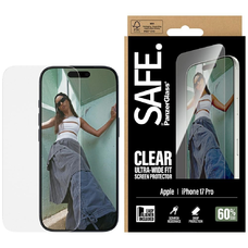 iPhone 17 Pro SAFE edzett üveg PanzerGlass Ultra-Wide Fit EasyAligner üvegfólia