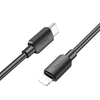 USB-C - Lightning kábel Hoco X96, 20W, 2.4A, 1m, Fekete - 0. kép