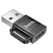 USB-C - USB-A Átalakító Hoco UA31D, Fekete