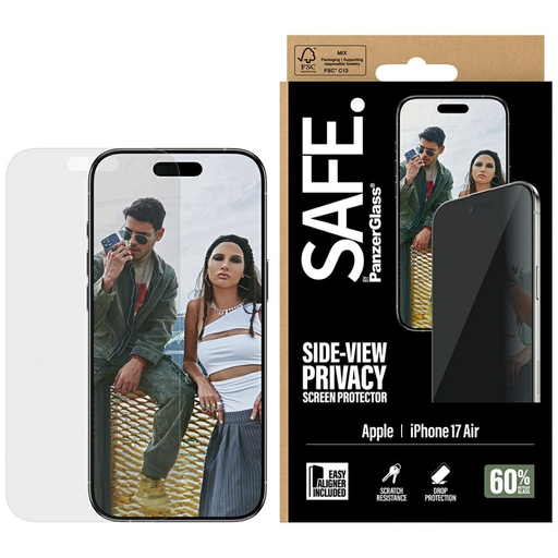 iPhone Air SAFE Privacy Glass Ultra-Wide Fit EasyAligner üvegfólia