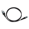 USB-A to Lightning Kábel Hoco X38 Cool, 18W, 2A, 1m, Fekete - 1. kép
