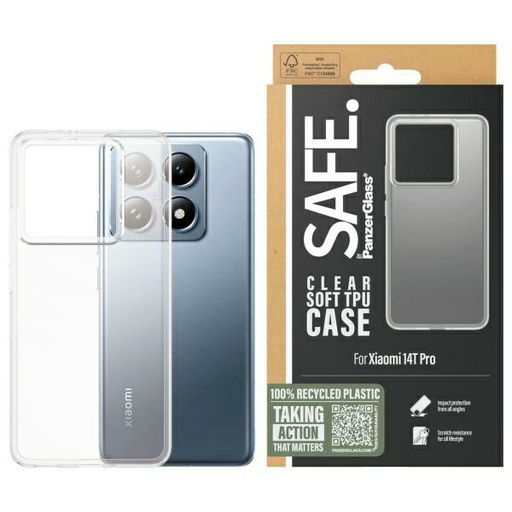 Xiaomi 14T Pro tok SAFE by PanzerGlass Hardcase átlátszó SARTPUCG58319