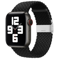 Apple Watch 1/2/3/4/5/6/7/8/9/10/SE/SE 2/Ultra/Ultra 2 (42/44/45/46/49mm) Techsuit - Watchband (W032) - Fekete.