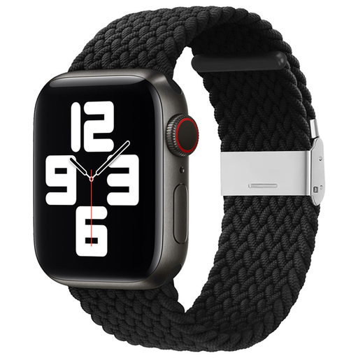Apple Watch 1/2/3/4/5/6/7/8/9/10/SE/SE 2/Ultra/Ultra 2 (42/44/45/46/49mm) Techsuit - Watchband (W032) - Fekete.