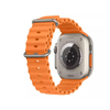 Apple Watch 1/2/3/4/5/6/7/8/9/10/SE/SE 2/Ultra/Ultra 2 (42/44/45/46/49mm) Orange Techsuit Watchband (W038) - 1. kép