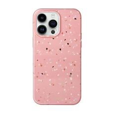 iPhone 14 Pro tok UNIQ Coehl Terrazzo coral pink tok