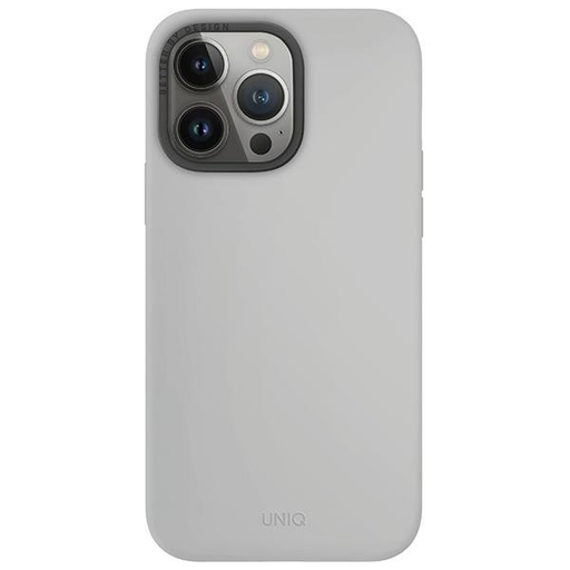 iPhone 15 Pro Max UNIQ Lino Hue Magclick Charging tok világosszürke