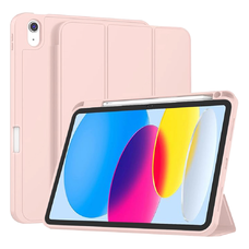 iPad 10 (2022) 10.9 Pink Techsuit Flex Trifold (Pencil Holderrel) tok