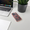 Csillámos MagSafe kompatibilis tok iPhone 17 Pro-hoz - Rózsaszín tok - 4. kép