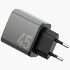 Energea Ampcharge GaN45 2xUSB-C PD/PPS/QC3.0 45W hálózati töltő - szürke - 1. kép