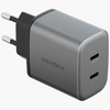Energea Ampcharge GaN45 2xUSB-C PD/PPS/QC3.0 45W hálózati töltő - szürke - 3. kép